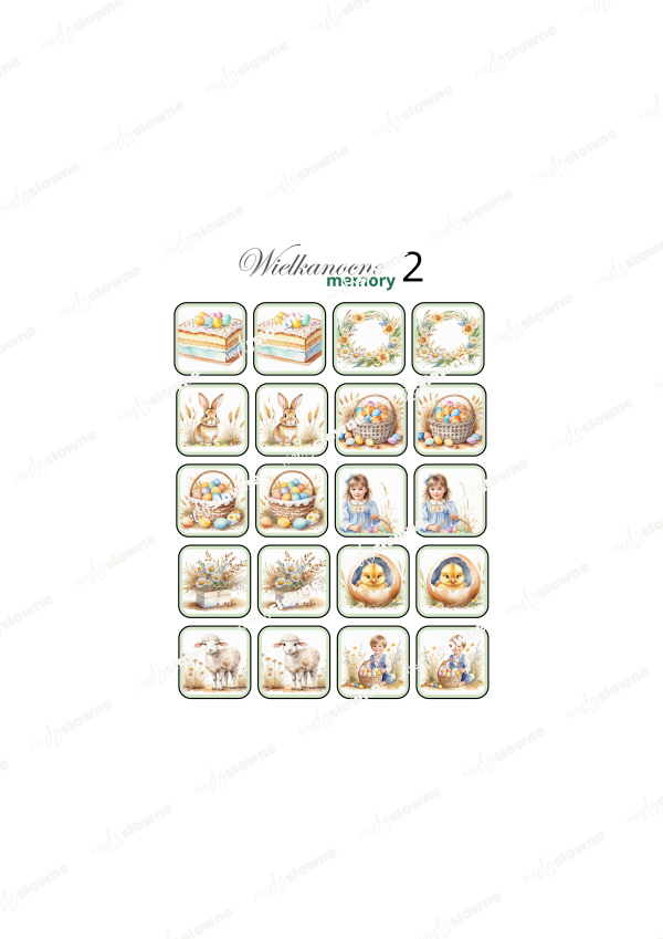 Wielkanocne memory cz.2